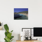 ヨーロッパ、スペイン、バレアics、イビサ、カラサラダ。 ポスター (ホームオフィス)