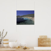 ヨーロッパ、スペイン、バレアics、イビサ、カラサラダ。 ポスター (キッチン)