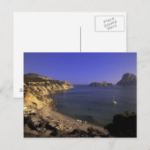 ヨーロッパ、スペイン、バレアics、イビサ、カラドホート ポストカード (正面/裏面)