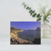 ヨーロッパ、スペイン、バレアics、イビサ、カラドホート ポストカード (スタンド正面)