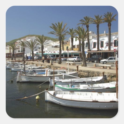 ヨーロッパ、スペイン、ミノルカ（別名メノルカ）。魚釣り スクエアシール (正面)