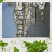 ヨーロッパ、スペイン、ミノルカ（通称メノルカ）。 魚釣り キッチンタオル (折り畳み)