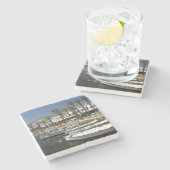 ヨーロッパ、スペイン、ミノルカ(通称メノルカ)。 魚釣り ストーンコースター (横)