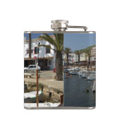 ヨーロッパ、スペイン、ミノルカ（通称メノルカ）。 魚釣り フラスク (裏面)