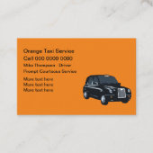 ヨーロッパ・タクシー・サービス・ビジネスカード 名刺 (正面)