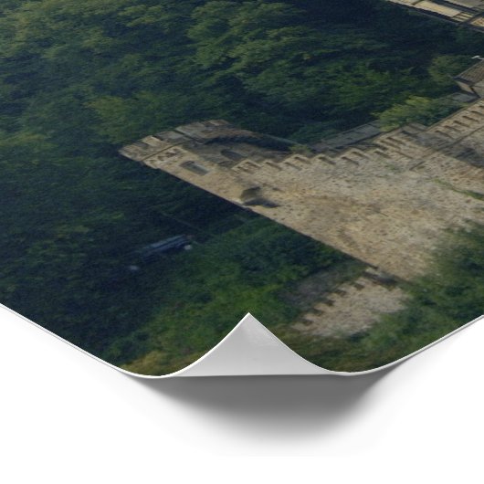 ヨーロッパ、ドイツ、コブレンツの近く、キャッスルシュロス ポスター (角)