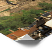 ヨーロッパ、ドイツ、ハイデルベルク。城 ポスター (角)