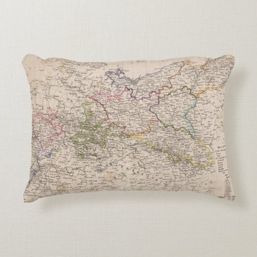 ヨーロッパ、ドイツ、ポーランド アクセントクッション (正面)