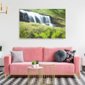 ヨーロッパ ノルウェー 滝 キャンバスプリント (インサイチュ (リビング))