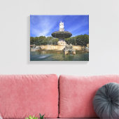 ヨーロッパ、フランス、エクス・アン・プロヴァンス。フォンテーヌ・デ キャンバスプリント (インサイチュ (リビング))