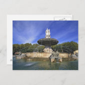 ヨーロッパ、フランス、エクス・アン・プロヴァンス。フォンテーヌ・デ ポストカード (正面/裏面)