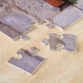 ヨーロッパ、フランス、セレステ。青いドアが色を付ける ジグソーパズル (側面)