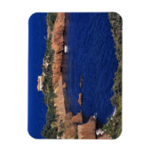 ヨーロッパ、フランス、テウレ・シュルメール。瓦の葺き マグネット (縦)