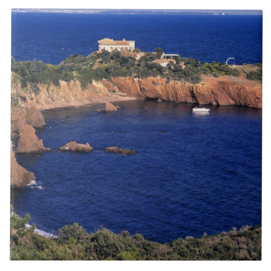 ヨーロッパ、フランス、テオール·シュル·メル。瓦葺き タイル (正面)