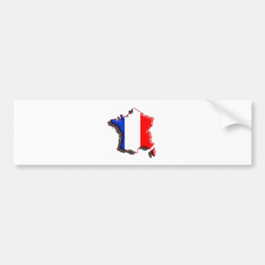 ヨーロッパ: フランス バンパーステッカー (正面)