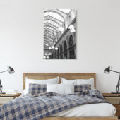 ヨーロッパ、フランス、パリ。インテリア、ガレリー キャンバスプリント (インサイチュ (寝室))