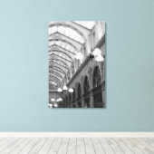 ヨーロッパ、フランス、パリ。インテリア、ガレリー キャンバスプリント (インサイチュ (ウッドフロア))