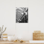 ヨーロッパ、フランス、パリ。インテリア、ガレリー ポスター (キッチン)