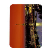 ヨーロッパ、フランス、パリ。サンセットビューエッフェル マグネット (縦)