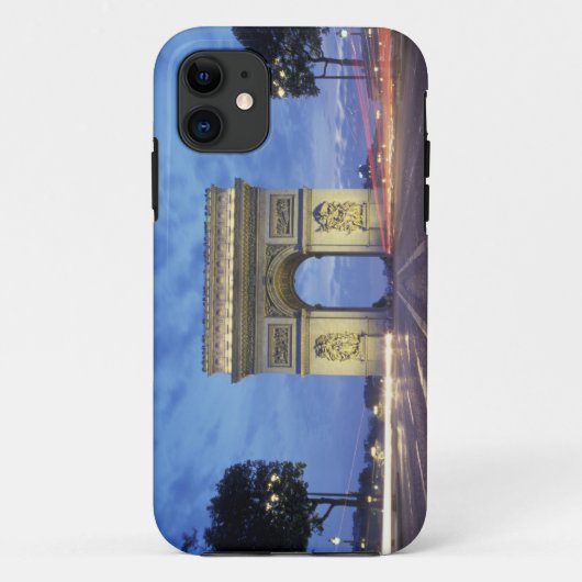 ヨーロッパ, フランス, パリ。シャンゼリゼ通りから見る凱旋門 Case-Mate iPhoneケース (裏面)