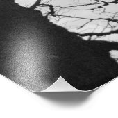 ヨーロッパ、フランス、パリ。マルコ冬の木 フォトプリント (角)