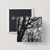 ヨーロッパ、フランス、パリ。マルコ·ウィンターツリーズ 缶バッジ (正面&裏面)