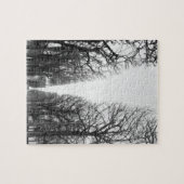 ヨーロッパ、フランス、パリ。マルコ·ポロ·ウィンター·ツリーズ ジグソーパズル (横)