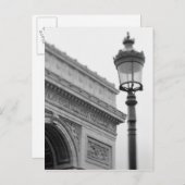 ヨーロッパ、フランス、パリ。凱旋門および ポストカード (正面/裏面)