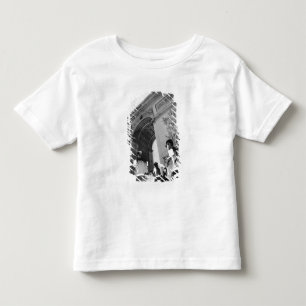 ヨーロッパ, フランス, パリ。凱旋門での軍事式典 トドラーTシャツ