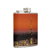 ヨーロッパ、フランス、パリ。夕焼けのエッフェル フラスク (右)