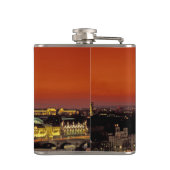 ヨーロッパ、フランス、パリ。夕焼けのエッフェル フラスク (裏面)