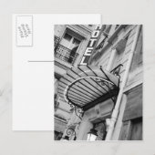 ヨーロッパ、フランス、パリ。詳細オ離れブバンクホテル ポストカード (正面/裏面)