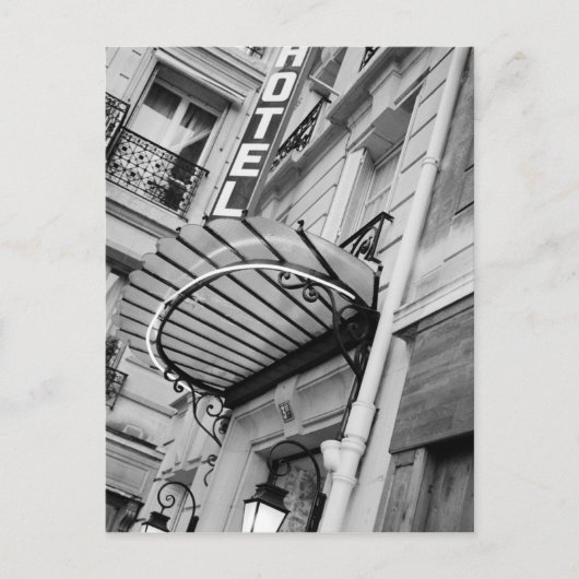 ヨーロッパ、フランス、パリ。詳細オ離れブバンクホテル ポストカード (正面)