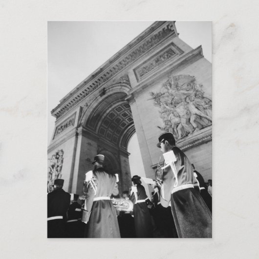 ヨーロッパ、フランス、パリ。軍隊式 ポストカード (正面)