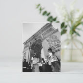 ヨーロッパ、フランス、パリ。軍隊式 ポストカード (スタンド正面)