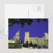 ヨーロッパ, フランス, プロヴァンス, アヴィニョン. パレ・デ ポストカード (正面/裏面)