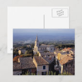 ヨーロッパ、フランス、ボニュー。サンセットライト秋 ポストカード (正面/裏面)