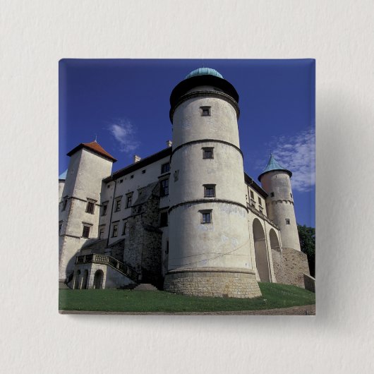 ヨーロッパ、ポーランド、カルパシアン、ノウイスニッツ 缶バッジ (正面)