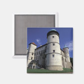 ヨーロッパ、ポーランド、カルパシアンMts.、ノウ・ウィスニッツ マグネット (正面/裏面)