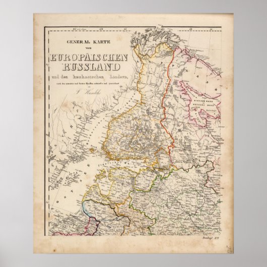 ヨーロッパ、ロシア、フィンランド ポスター (正面)