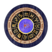 ヨーロッパ〔占星術の〕十二宮図シンボルや象徴 カッティングボード (正面)