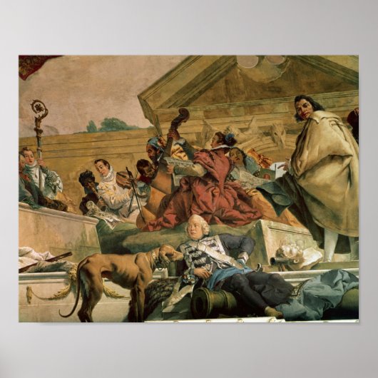 ヨーロッパ、四大陸の一つ ポスター (正面)