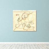 ヨーロッパ（宗教別） キャンバスプリント (インサイチュ (ウッドフロア))