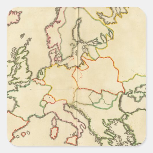 ヨーロッパ（宗教別） スクエアシール (正面)