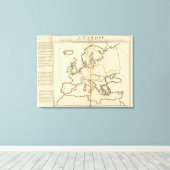 ヨーロッパ、山と川 キャンバスプリント (インサイチュ (ウッドフロア))