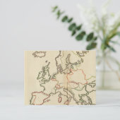 ヨーロッパ、山と川 ポストカード (スタンド正面)