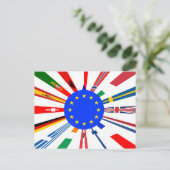 ヨーロッパ、旭日国 ポストカード (スタンド正面)