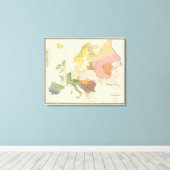 ヨーロッパ，民族誌学 キャンバスプリント (インサイチュ (ウッドフロア))