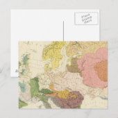 ヨーロッパ，民族誌学 ポストカード (正面/裏面)