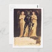 ヨーロッパ.預言。ウィリアム・ブレイク ポストカード (正面/裏面)